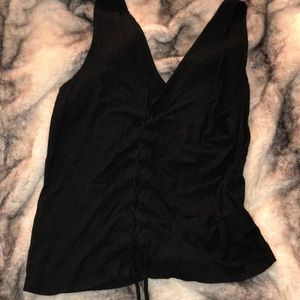 Black tank top